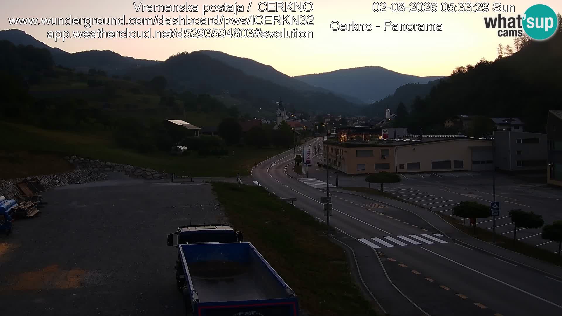 Cerkno Stadteingang Live-Webcam