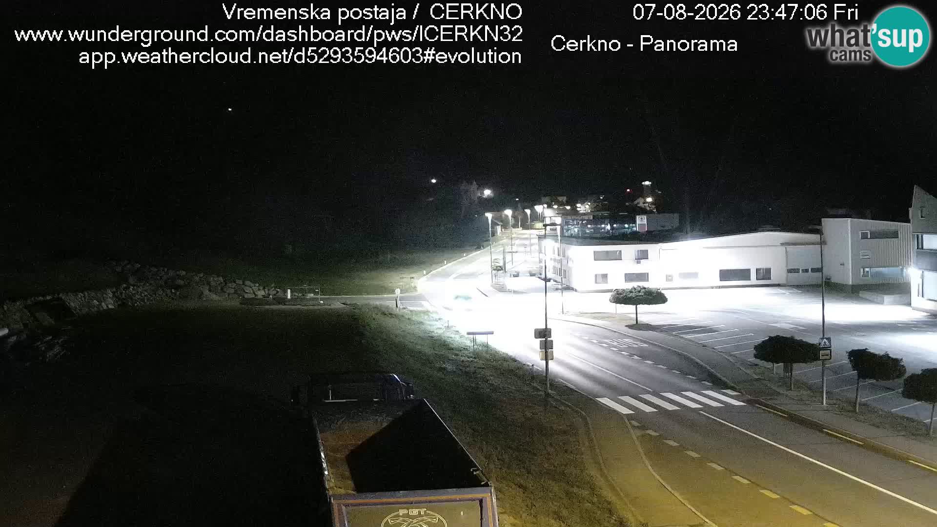 Cerkno entrada a la ciudad Webcam en vivo