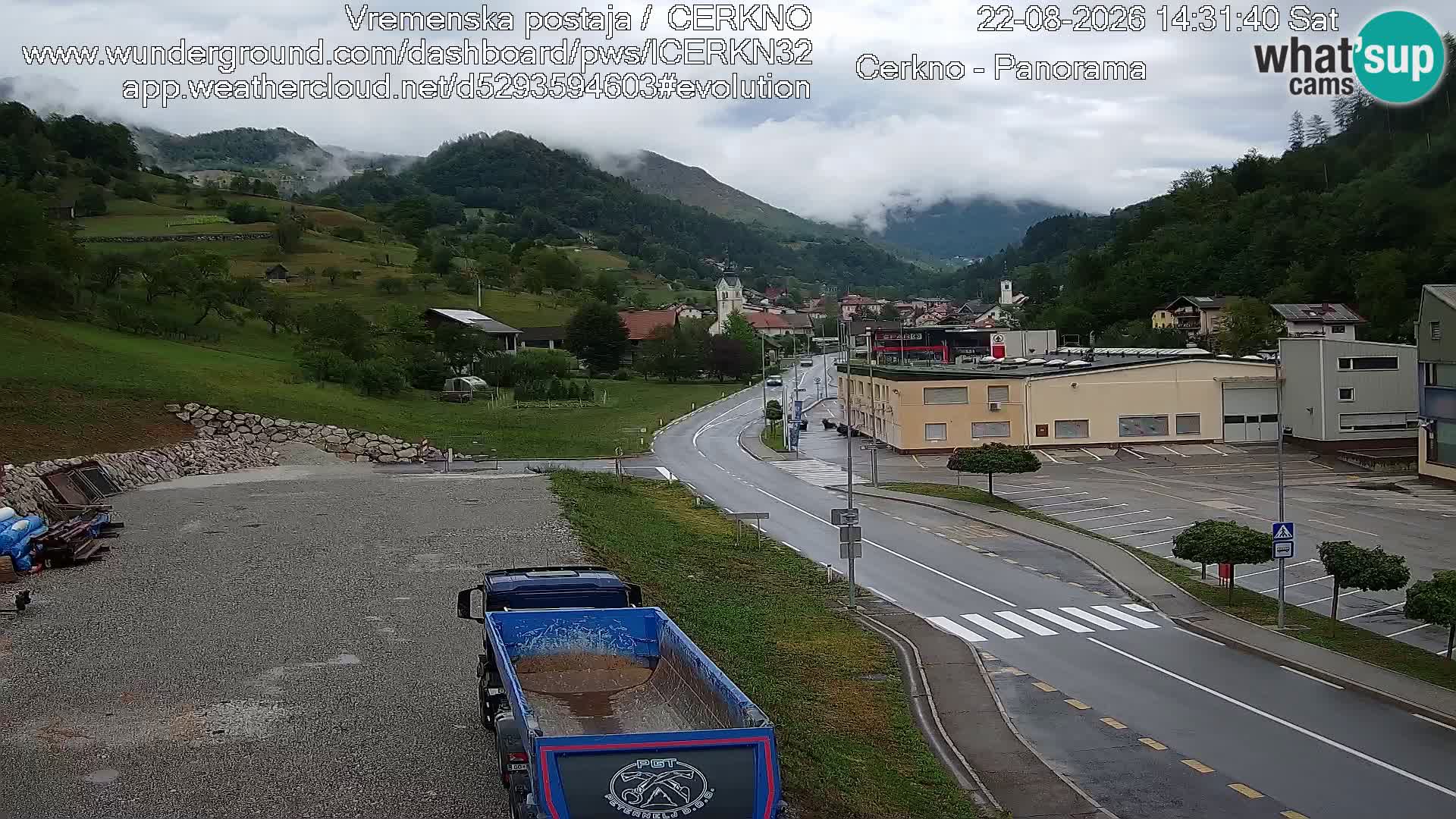 Cerkno ulaz u grad – Kamera uživo