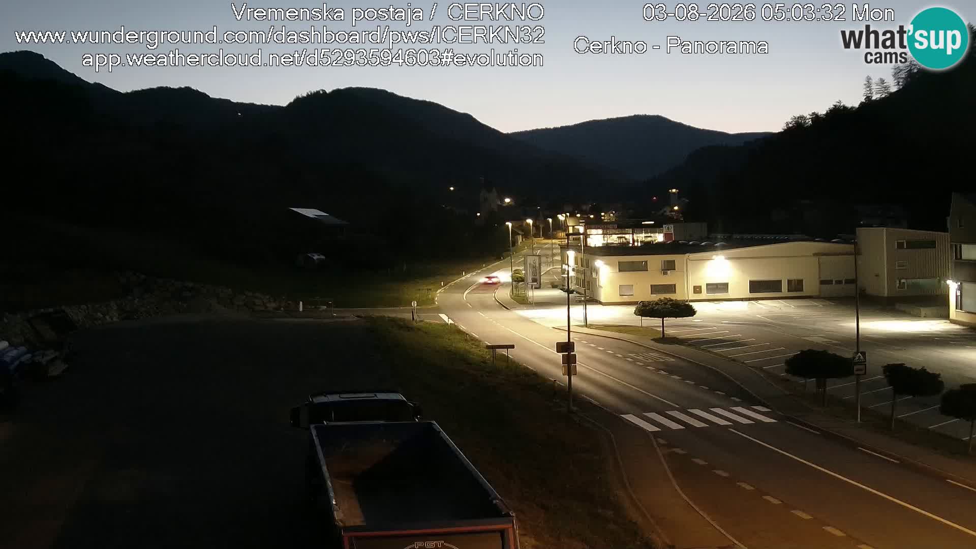 Cerkno ulaz u grad – Kamera uživo