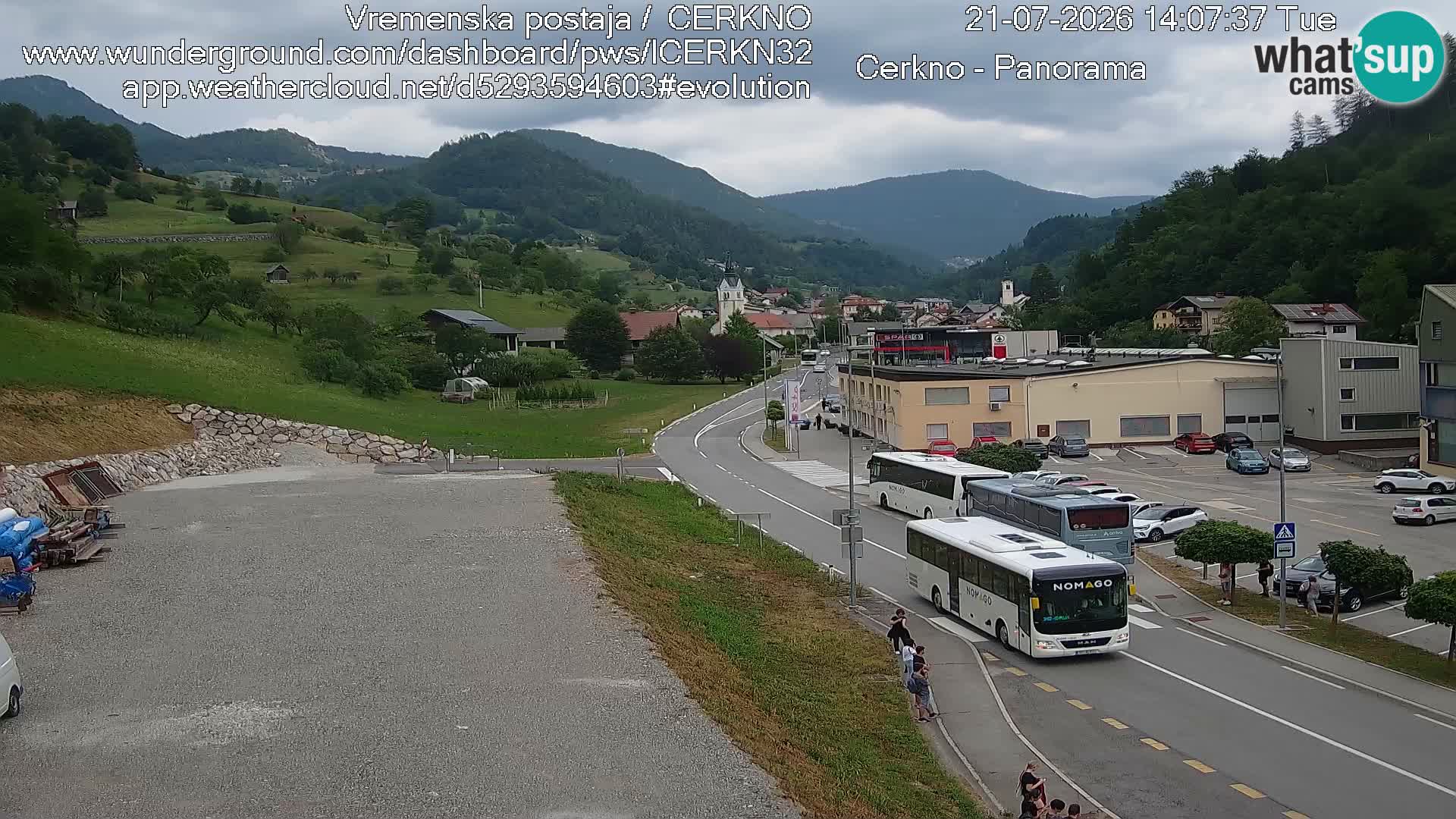 Webcam Ingresso Città di Cerkno