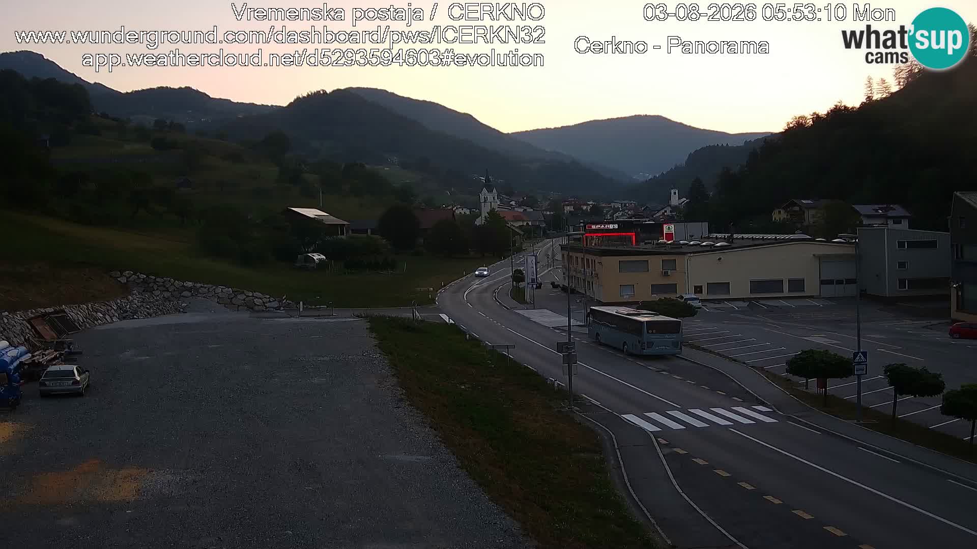 Cerkno Stadteingang Live-Webcam