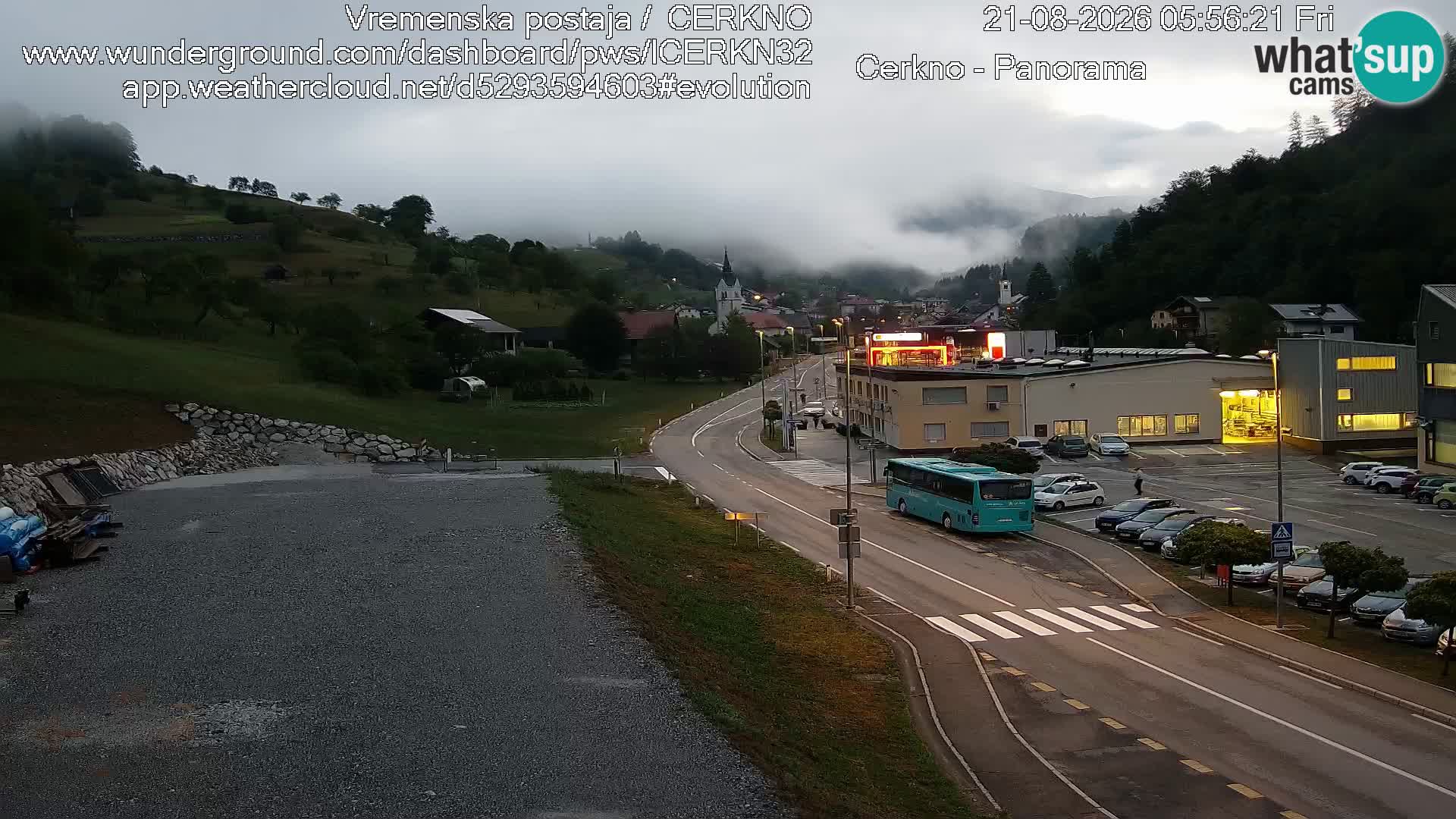 Cerkno ulaz u grad – Kamera uživo