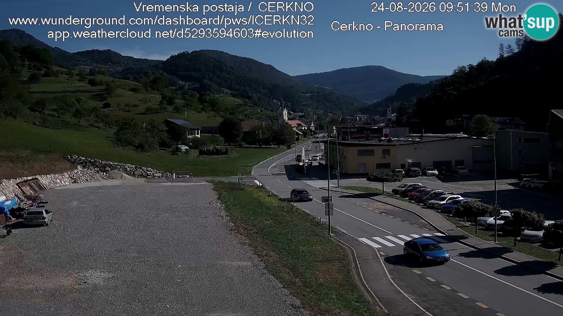 Webcam Ingresso Città di Cerkno