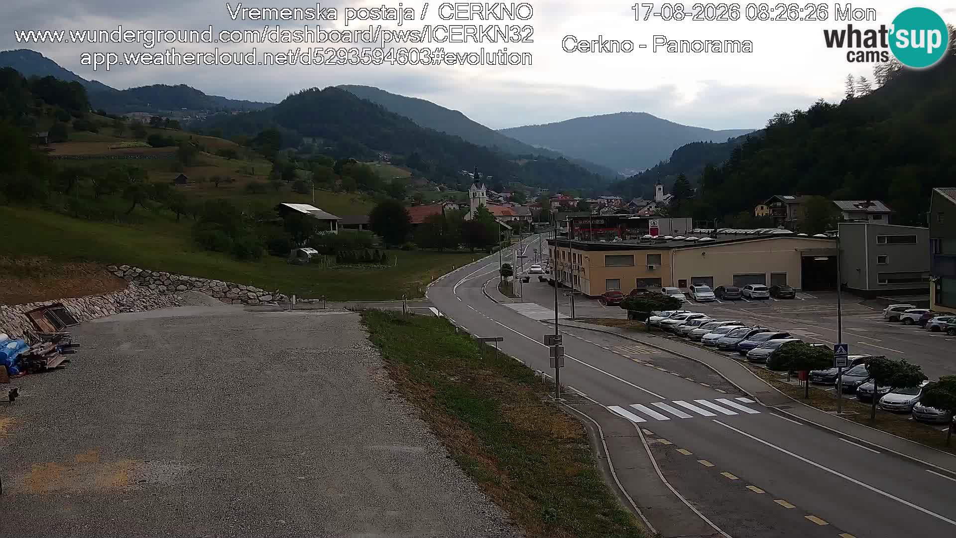 Webcam Ingresso Città di Cerkno