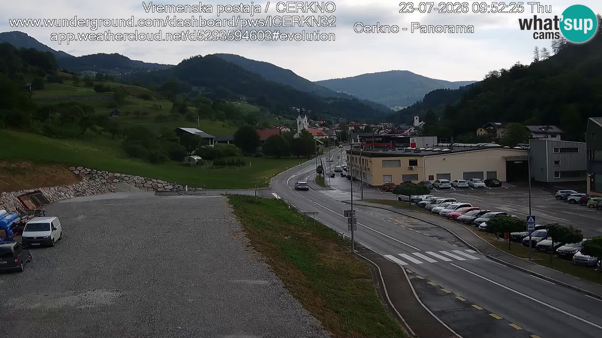 Webcam Ingresso Città di Cerkno