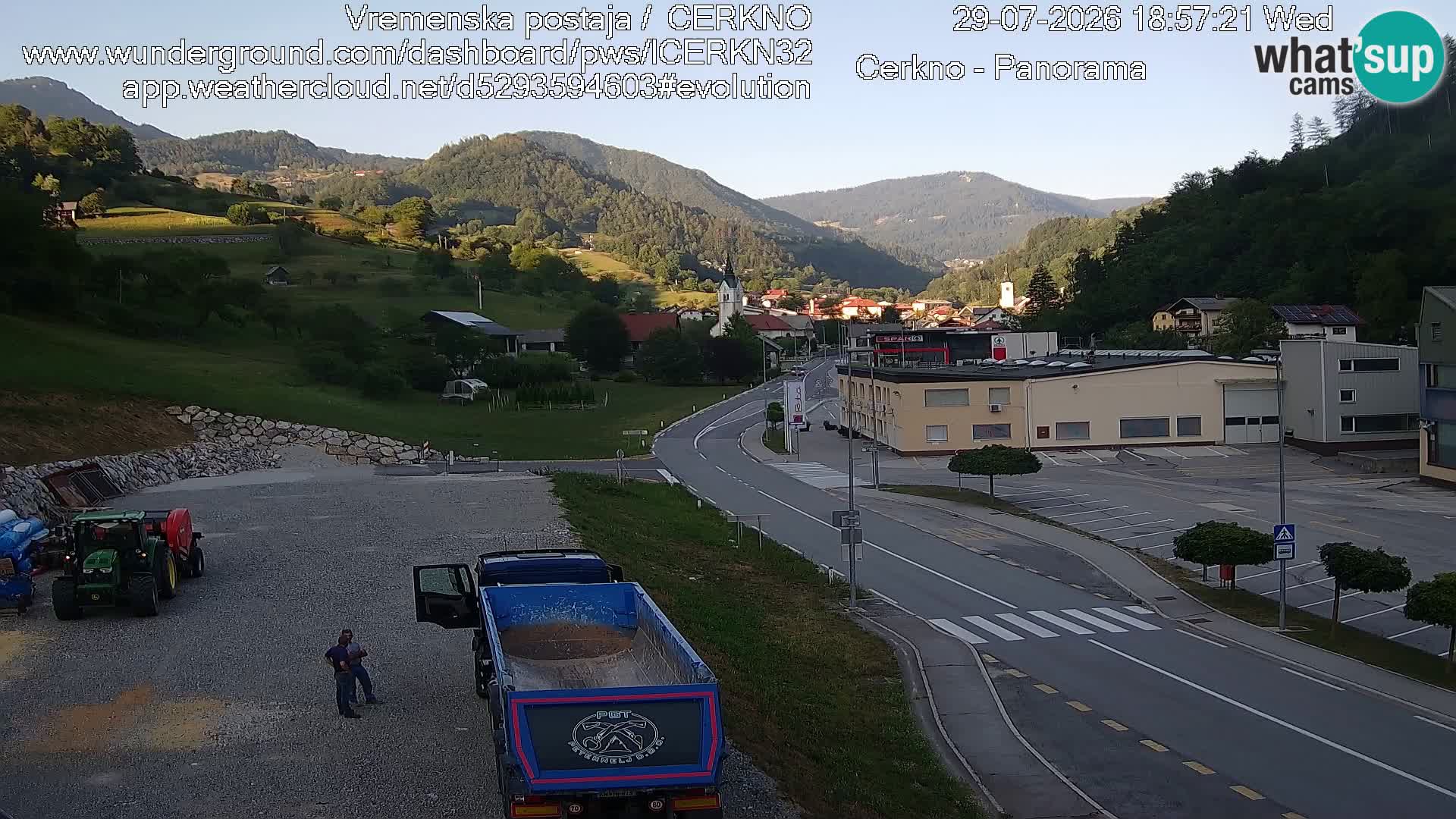 Webcam Ingresso Città di Cerkno