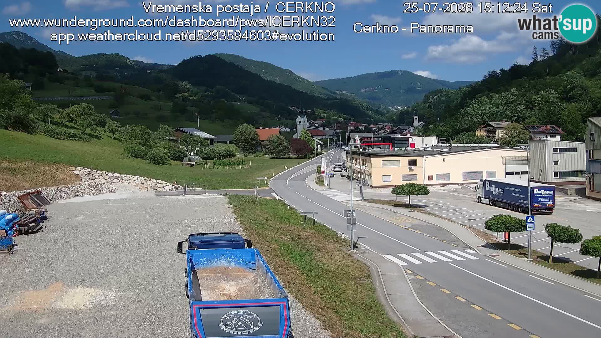 Webcam Ingresso Città di Cerkno