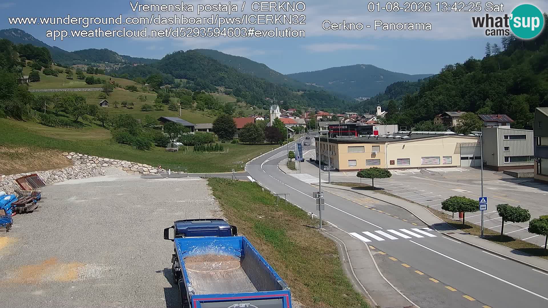 Webcam Ingresso Città di Cerkno