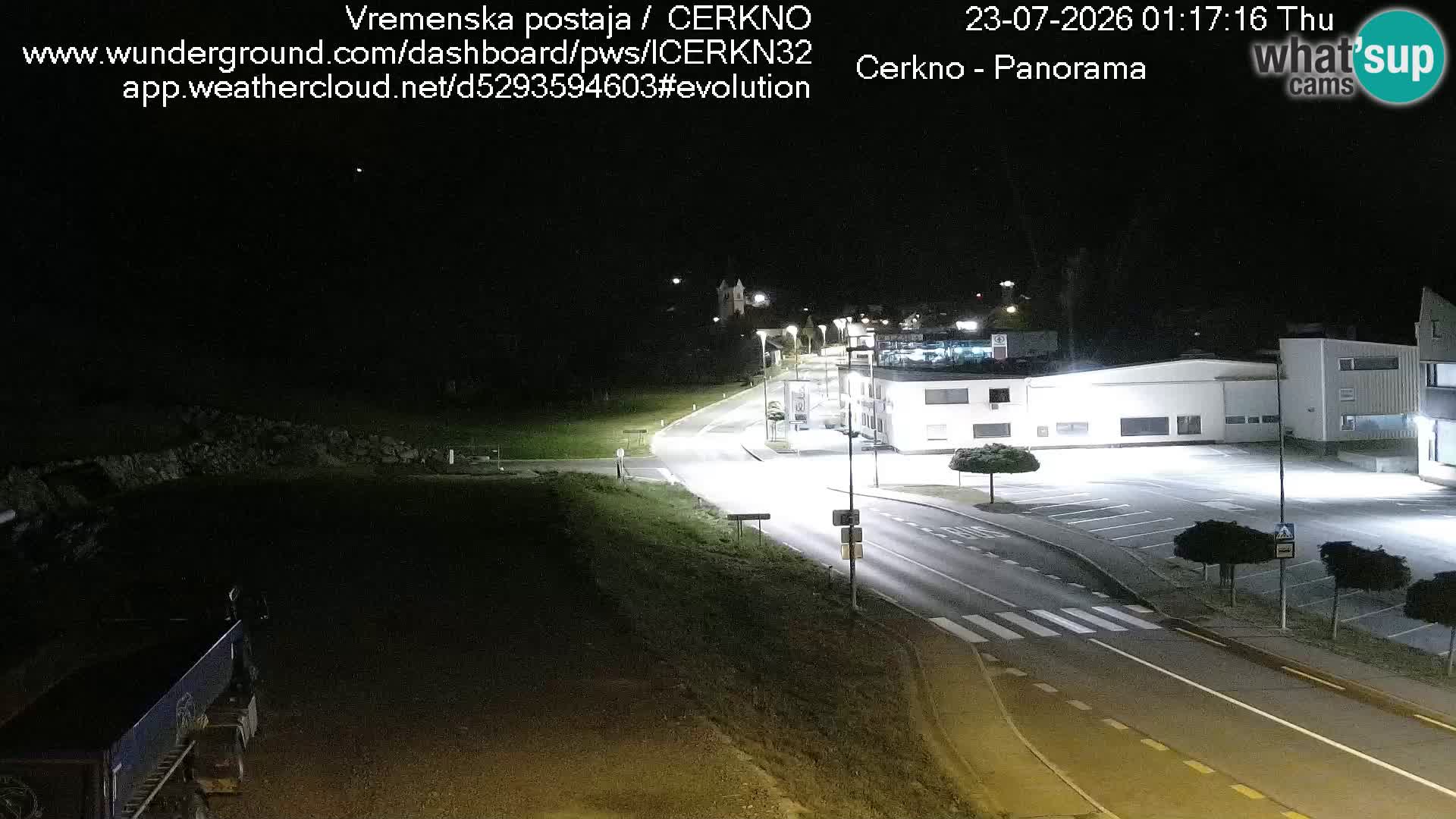 Cerkno ulaz u grad – Kamera uživo