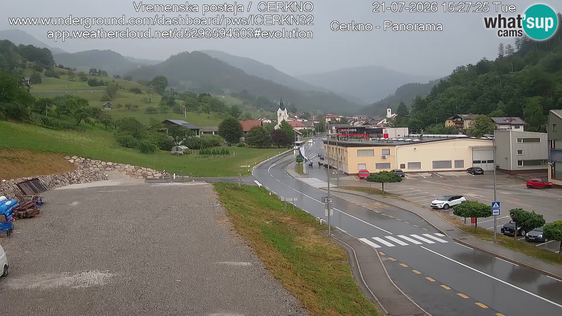 Cerkno Stadteingang Live-Webcam