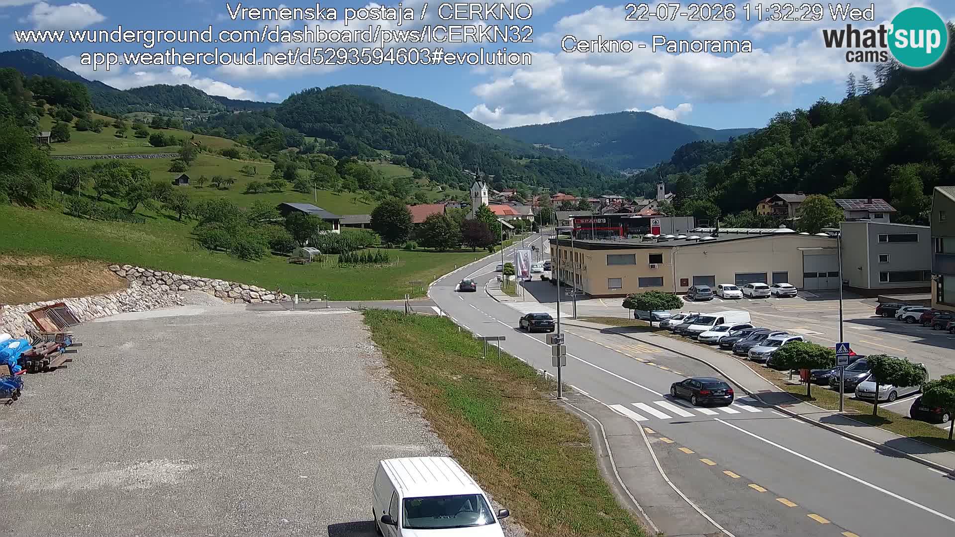 Webcam Ingresso Città di Cerkno