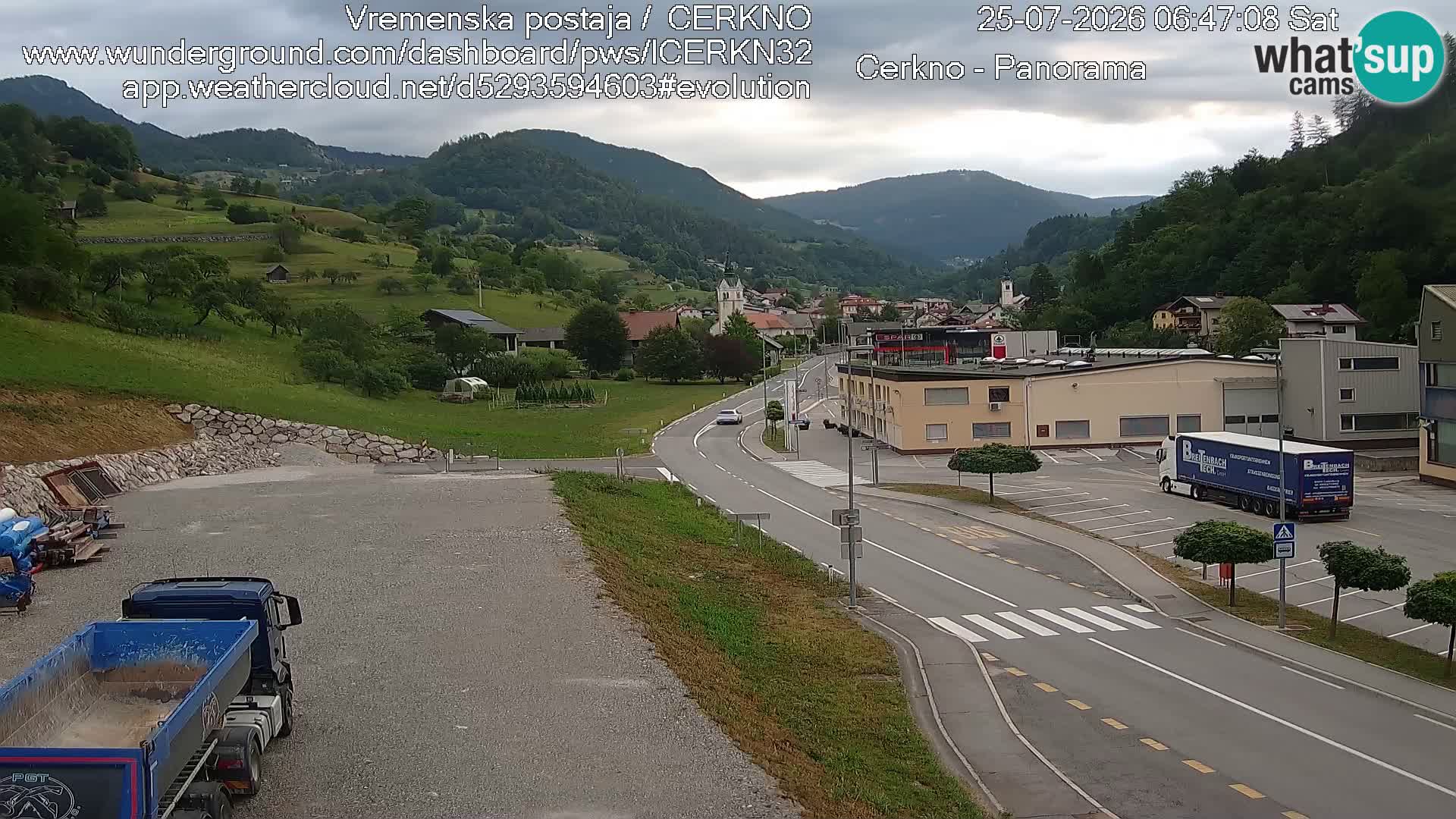 Cerkno ulaz u grad – Kamera uživo