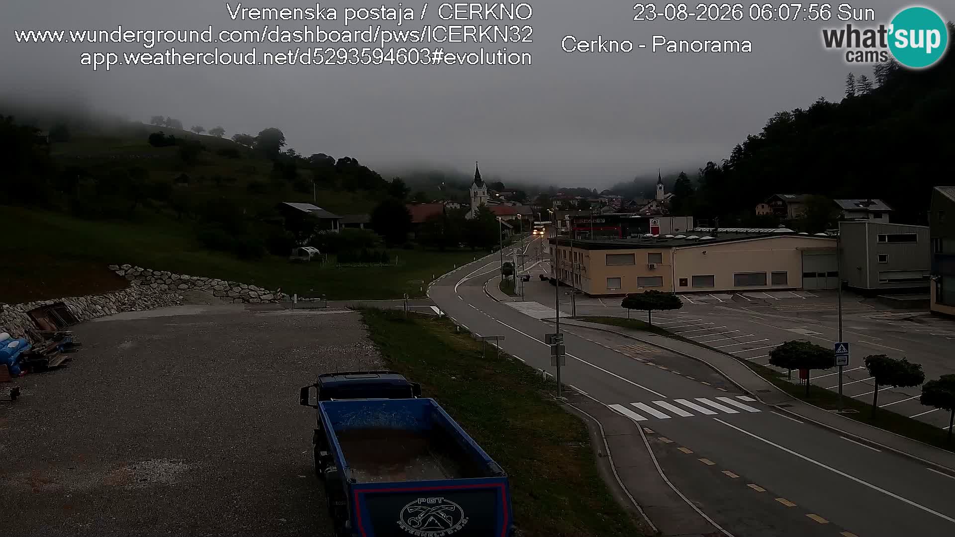 Cerkno ulaz u grad – Kamera uživo
