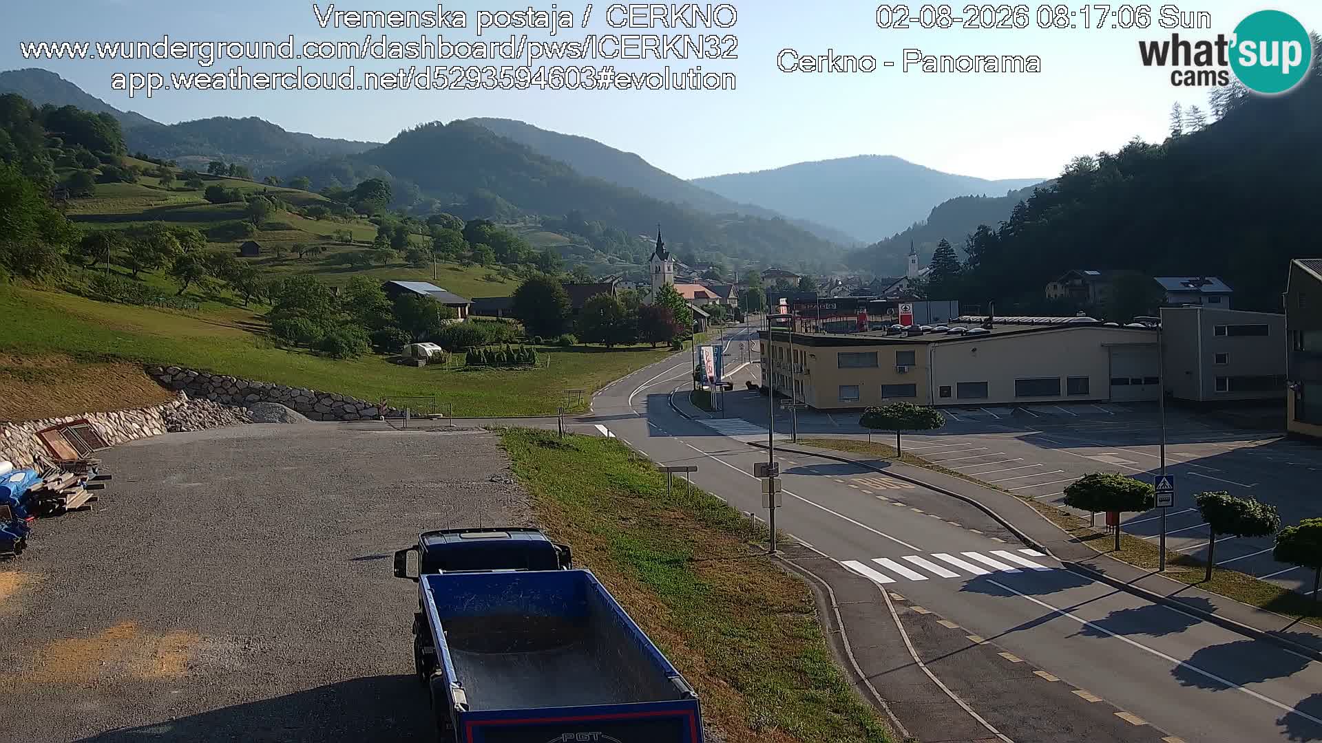 Cerkno ulaz u grad – Kamera uživo