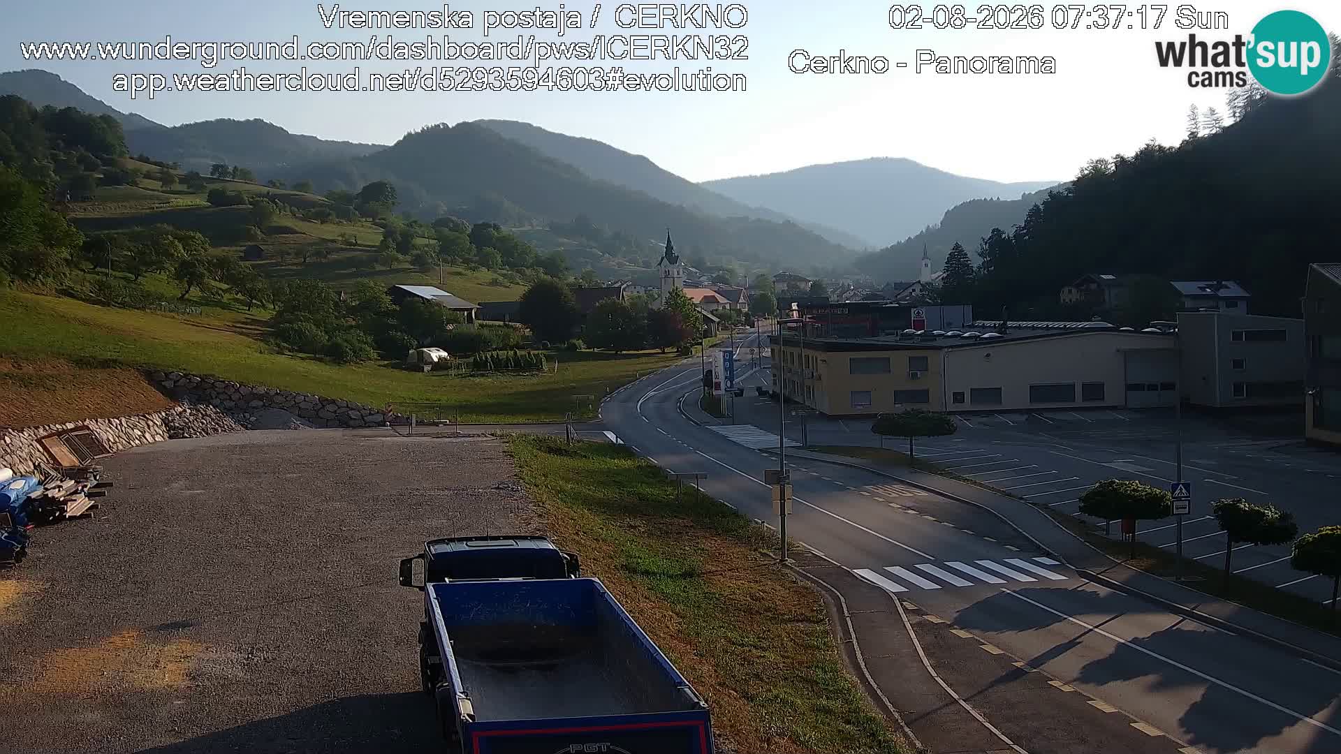 Cerkno ulaz u grad – Kamera uživo