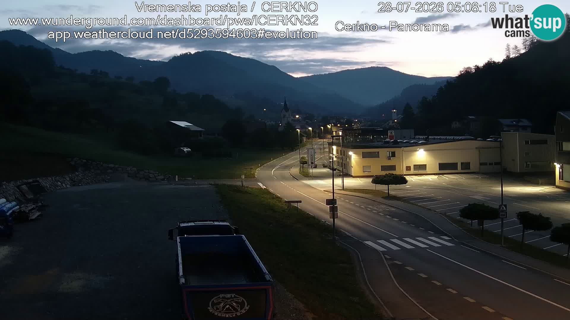 Cerkno Stadteingang Live-Webcam