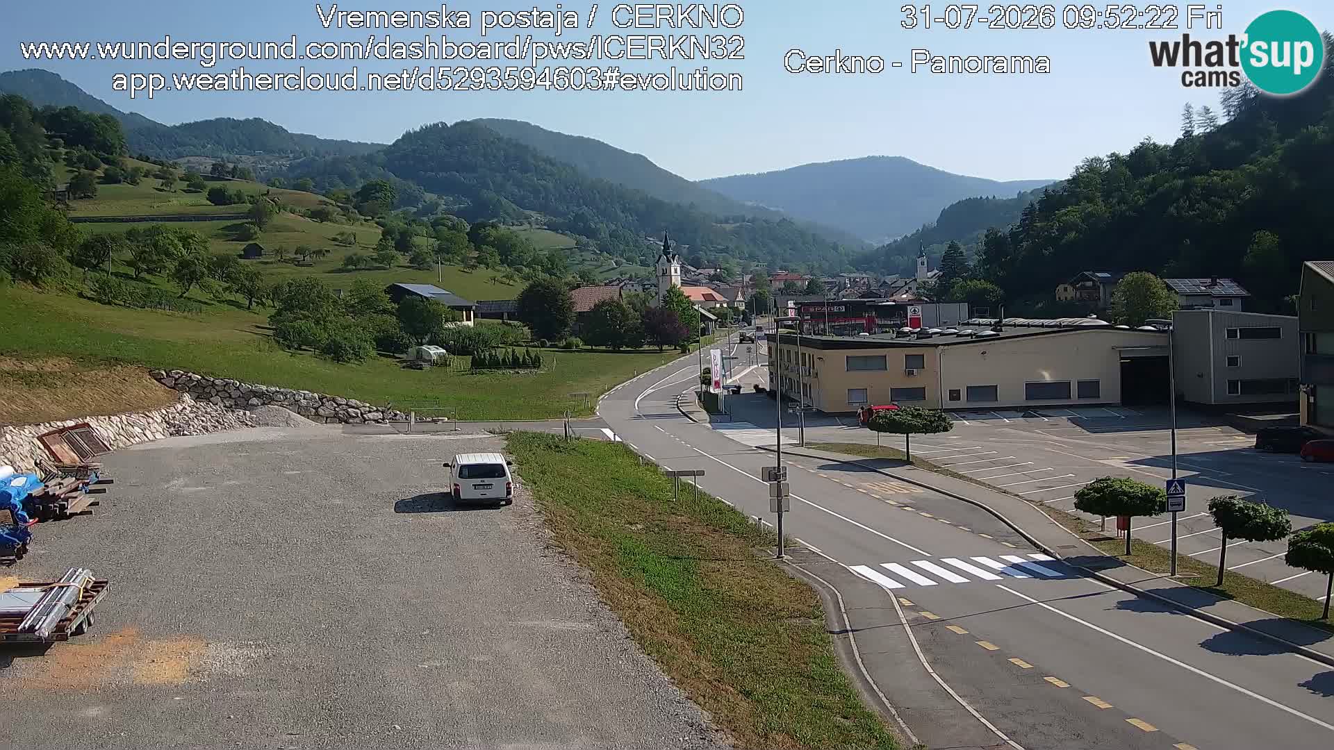 Cerkno Stadteingang Live-Webcam