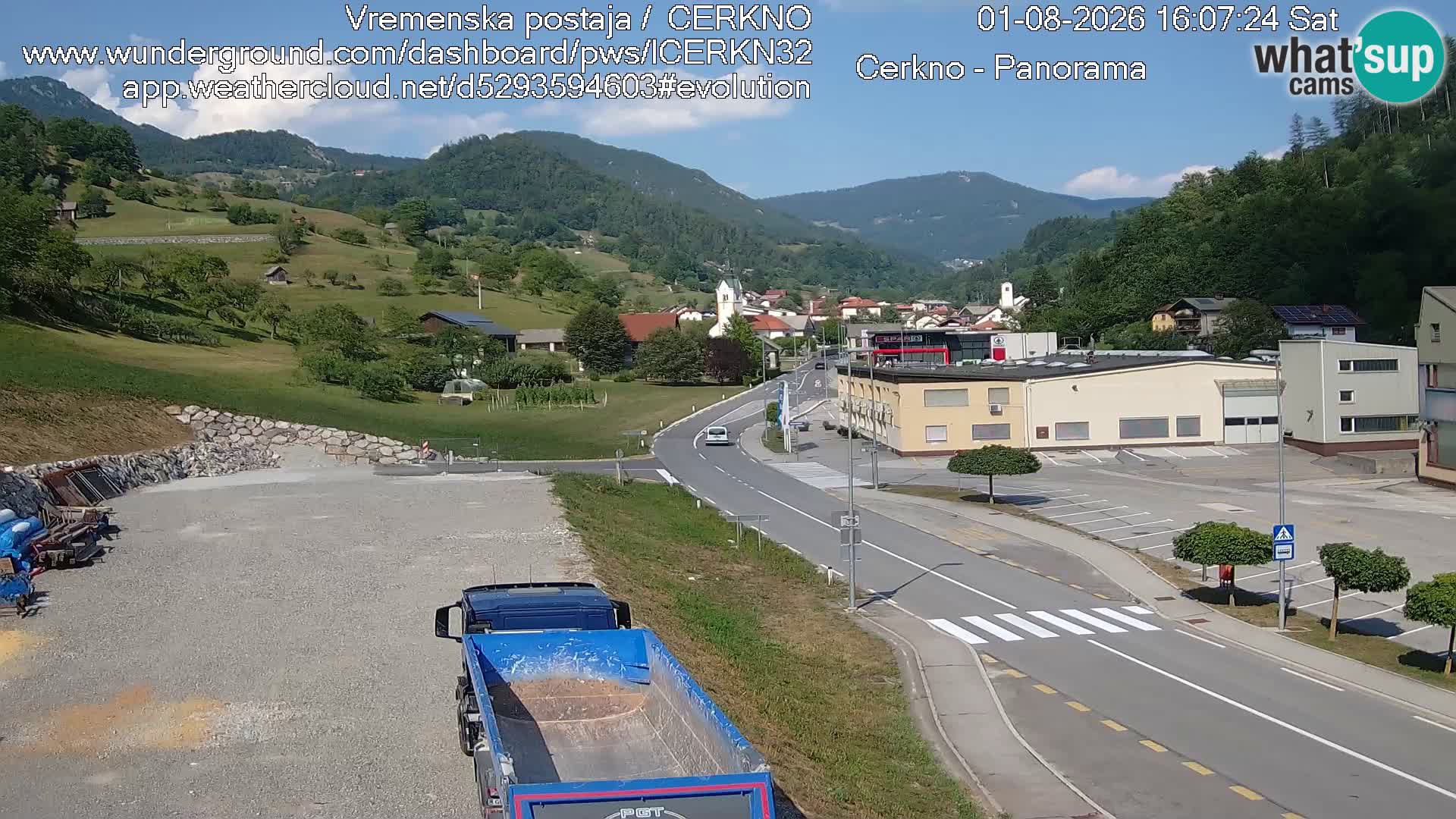 Cerkno Stadteingang Live-Webcam