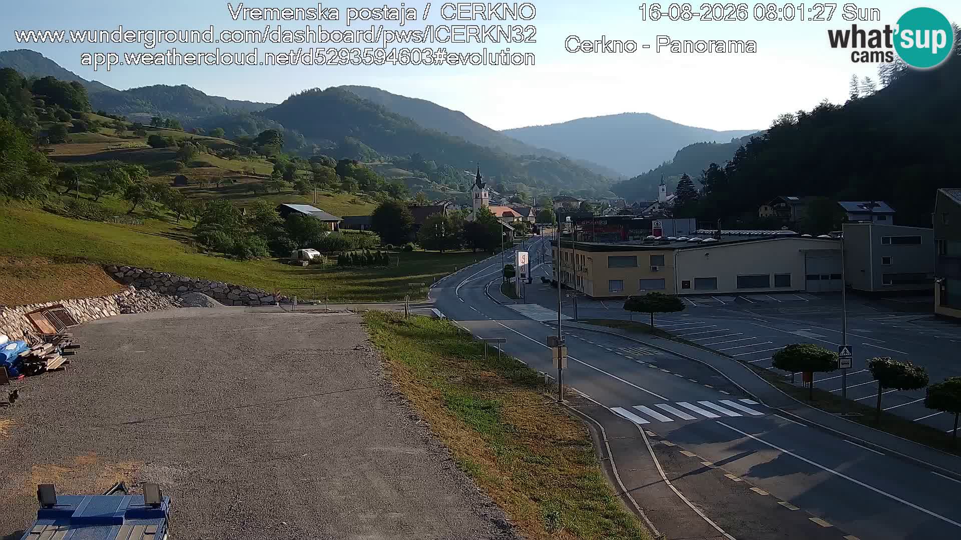 Cerkno Stadteingang Live-Webcam