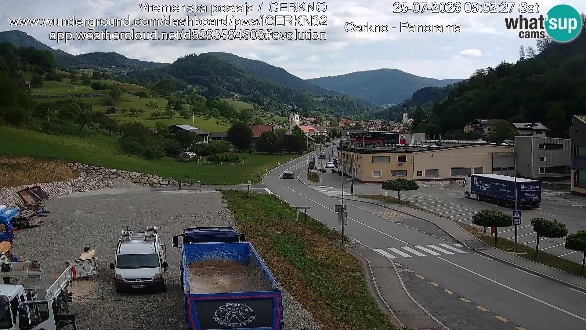 Webcam Ingresso Città di Cerkno