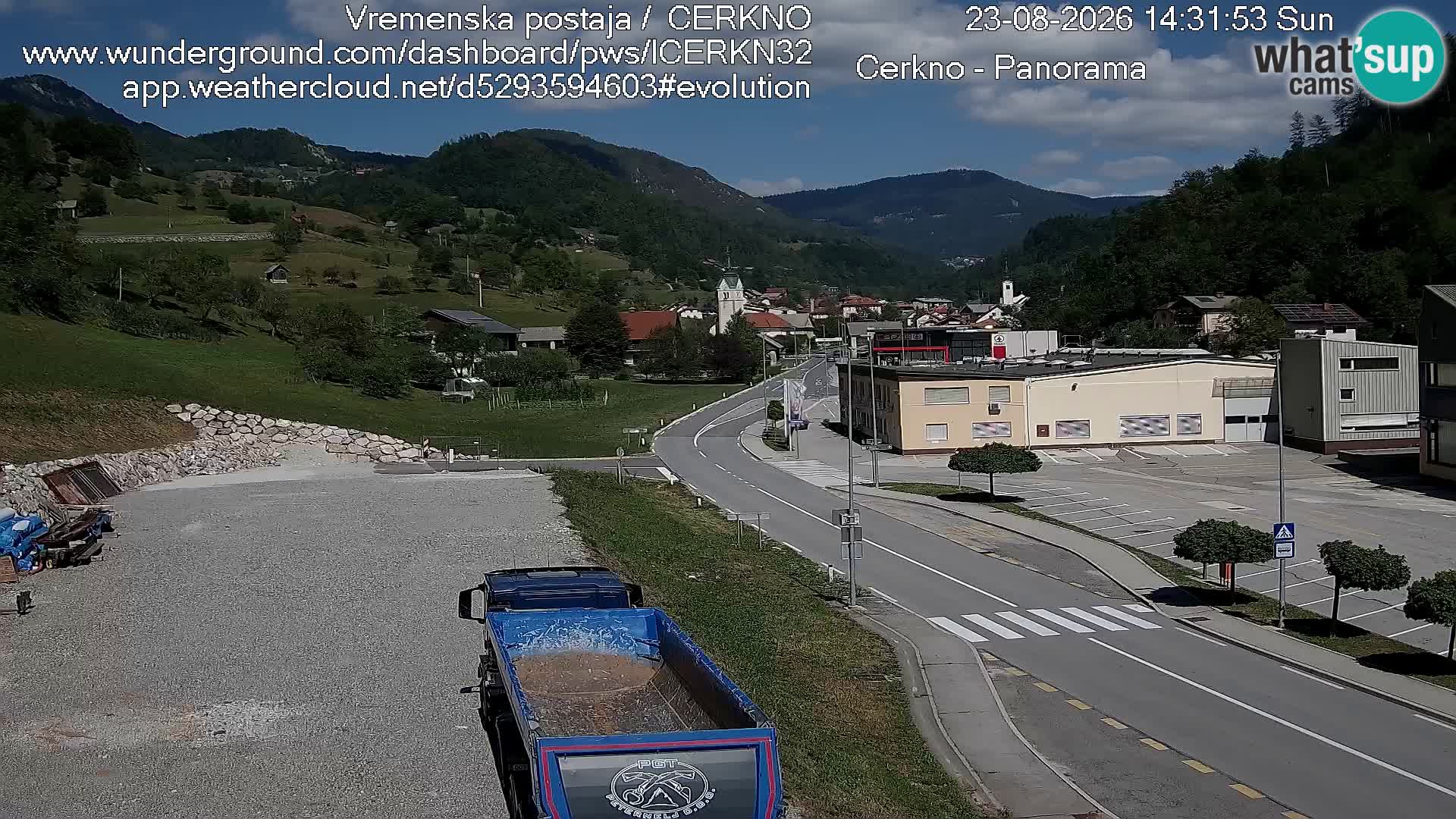 Cerkno Stadteingang Live-Webcam