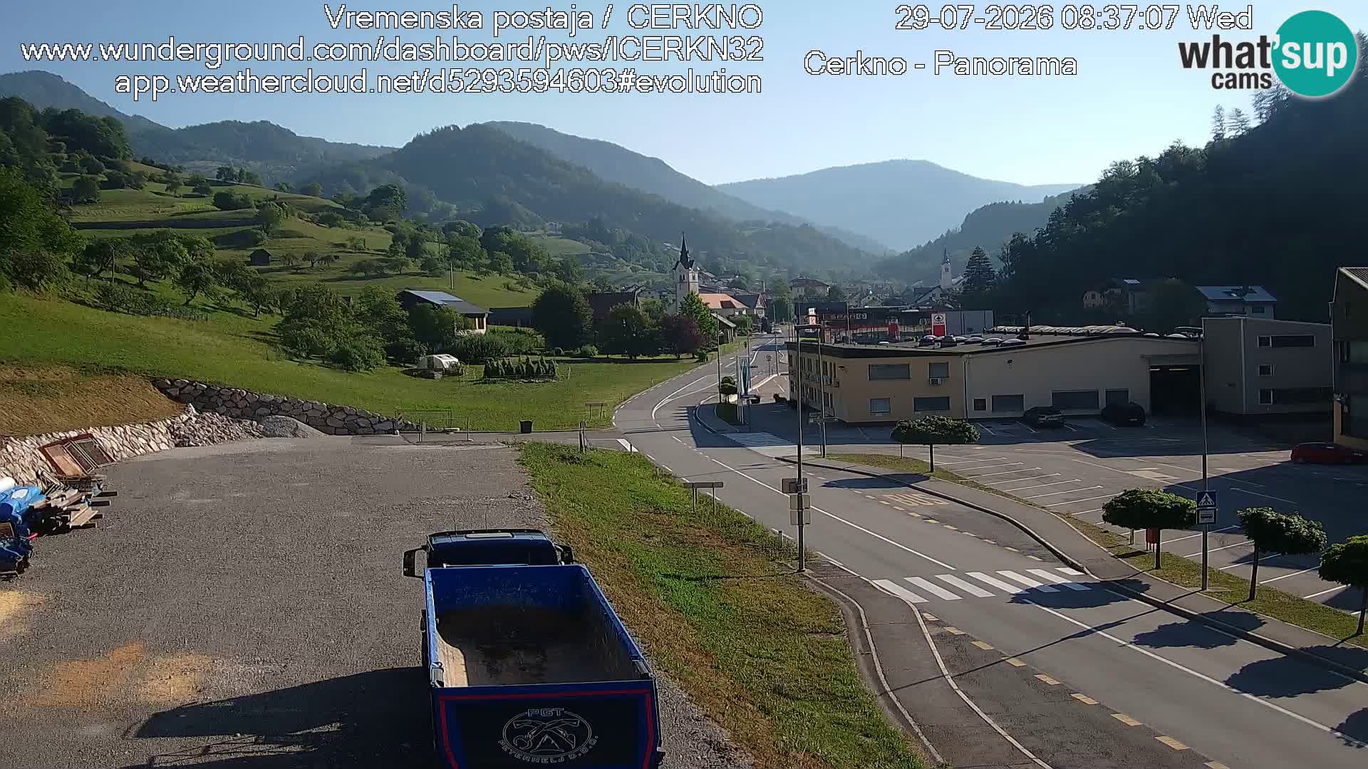 Cerkno Stadteingang Live-Webcam