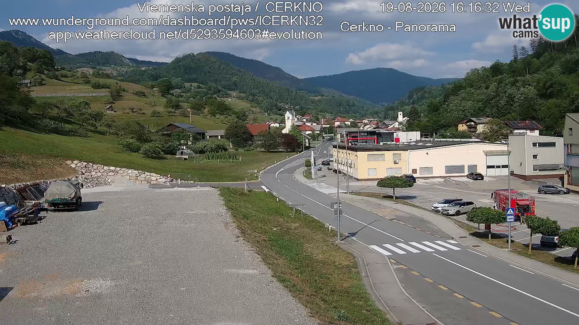 Webcam Ingresso Città di Cerkno