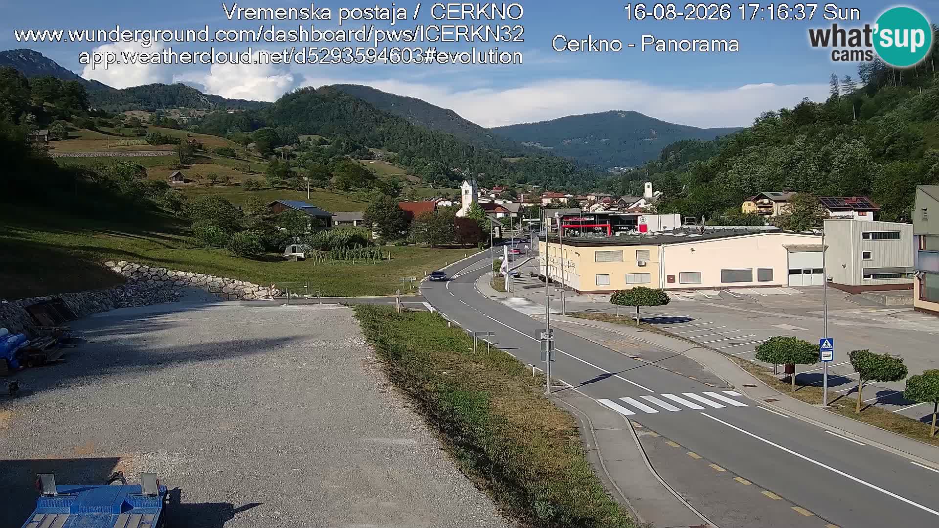 Webcam Ingresso Città di Cerkno