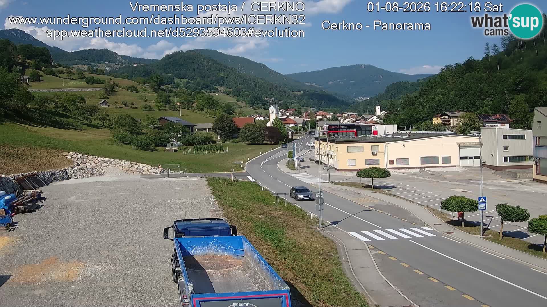 Cerkno Stadteingang Live-Webcam