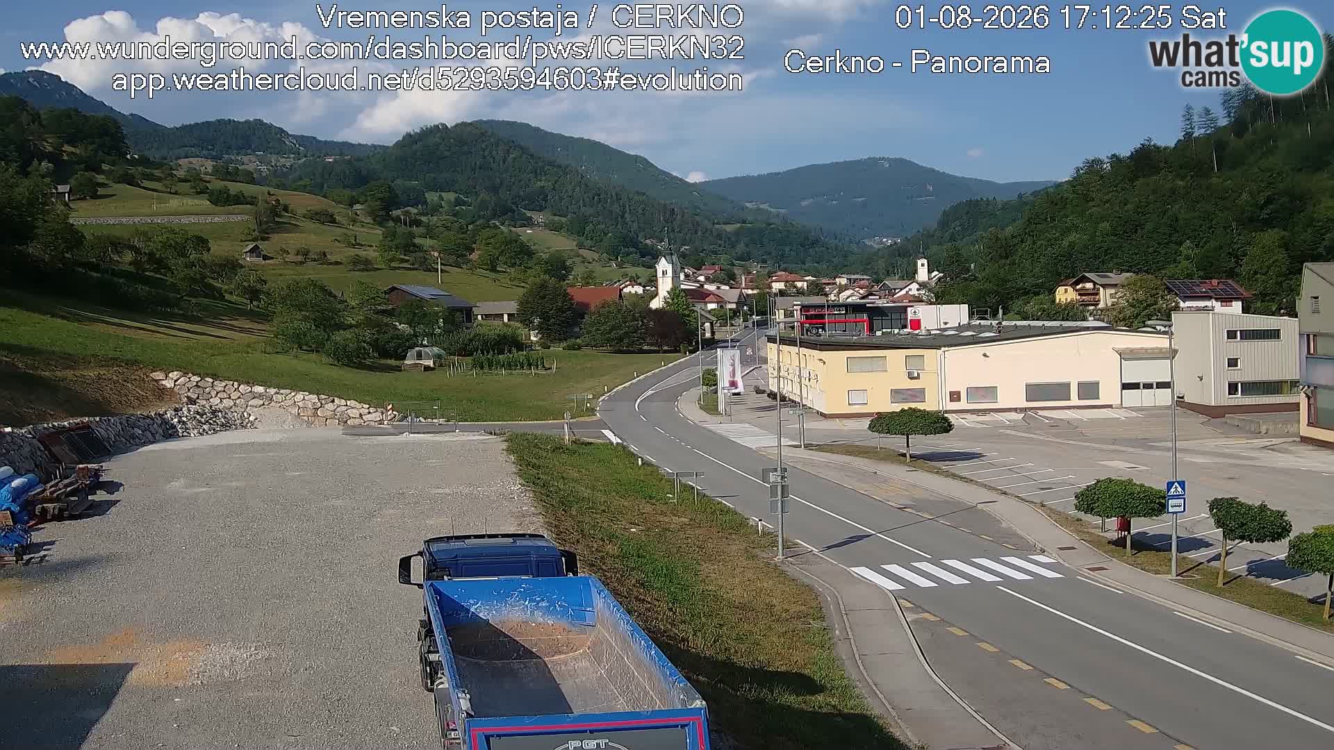 Cerkno ulaz u grad – Kamera uživo