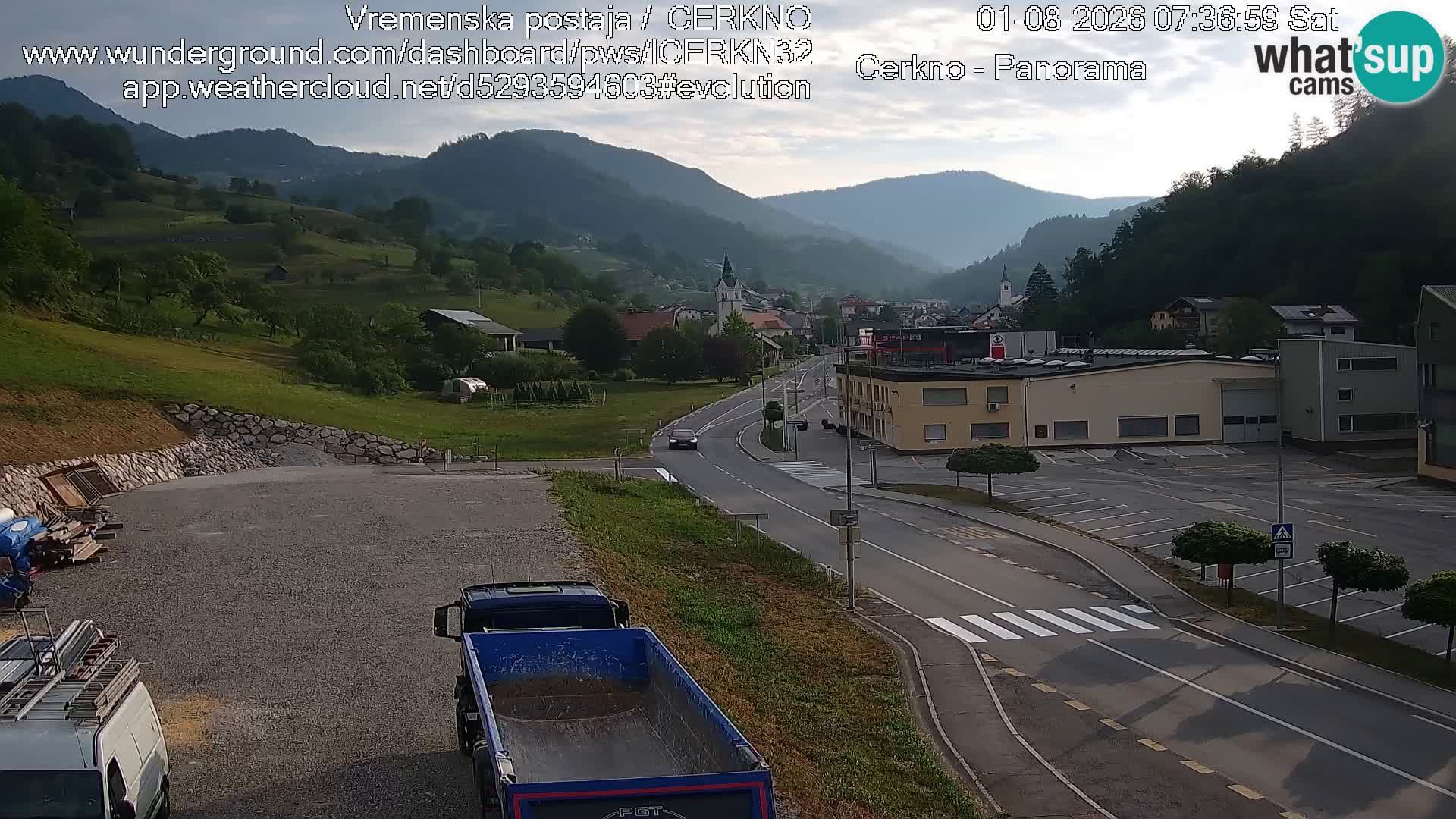 Cerkno ulaz u grad – Kamera uživo