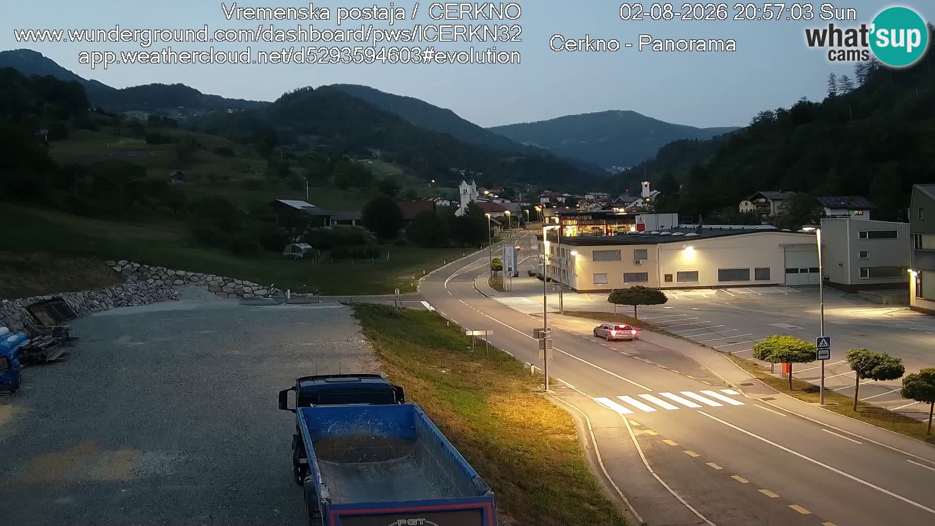 Webcam Ingresso Città di Cerkno