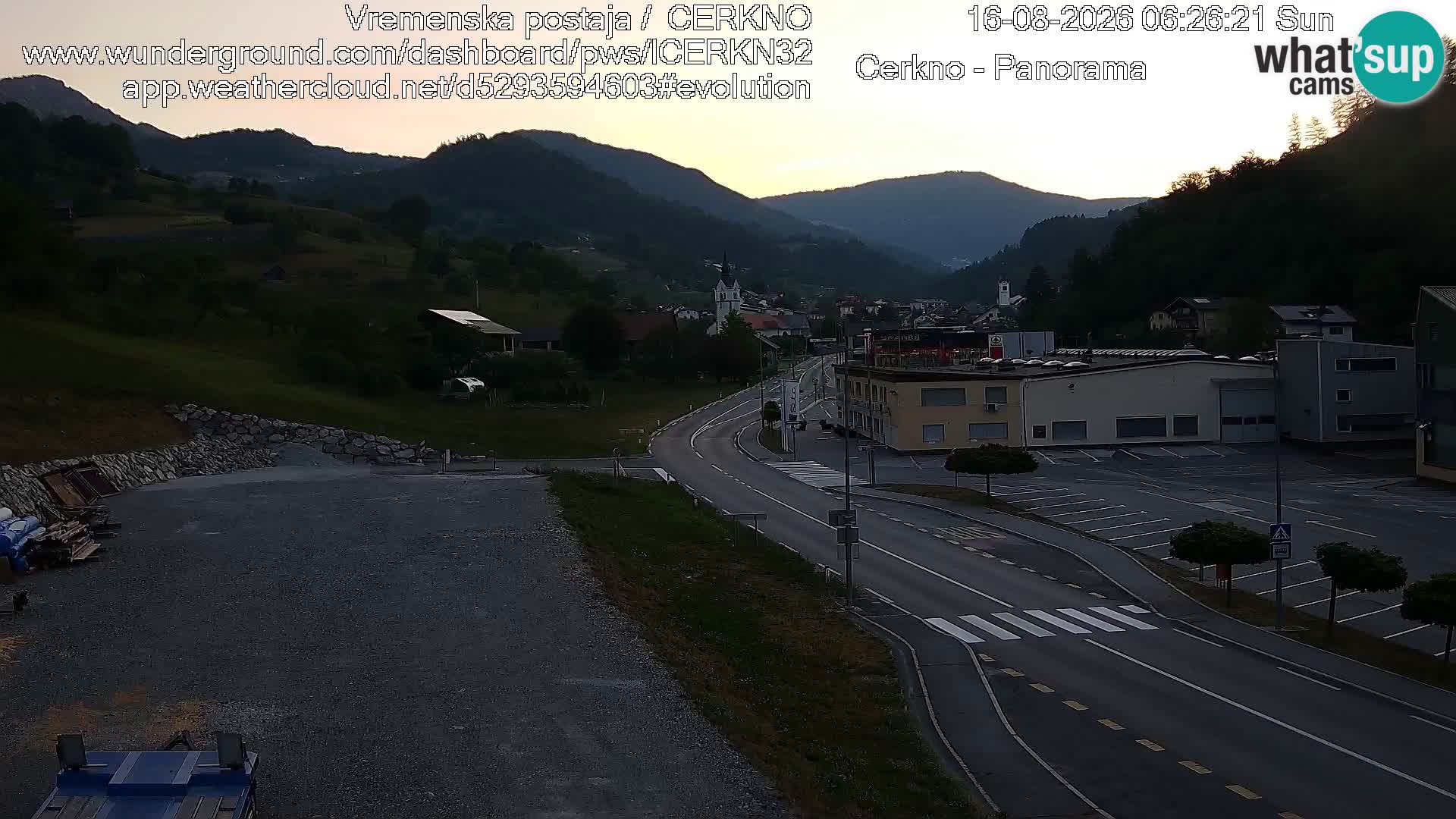 Webcam Ingresso Città di Cerkno