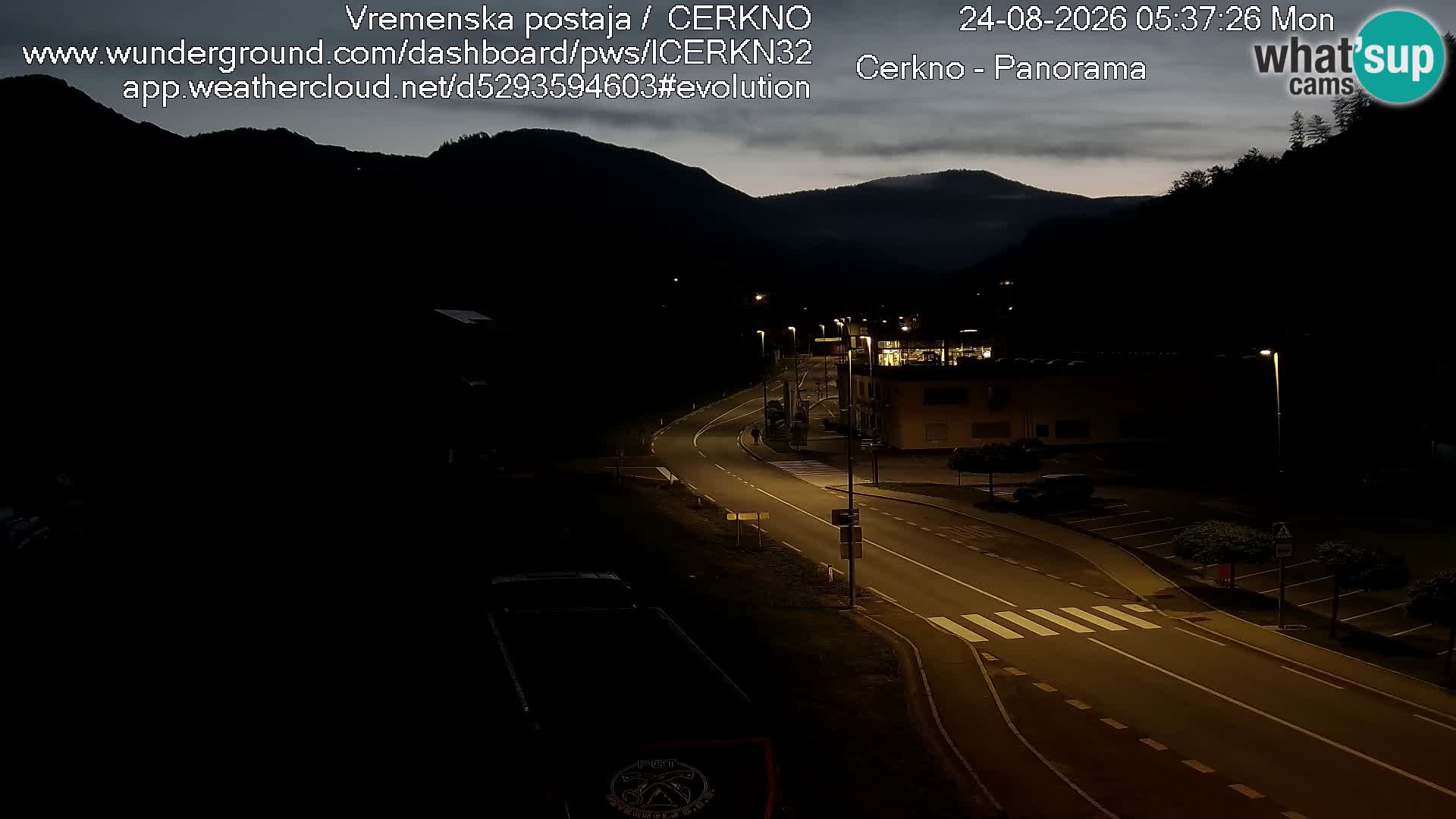 Cerkno Stadteingang Live-Webcam