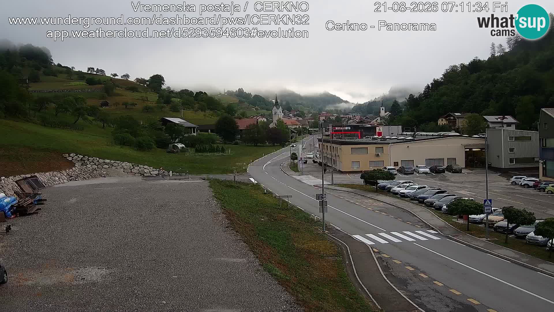 Webcam Ingresso Città di Cerkno
