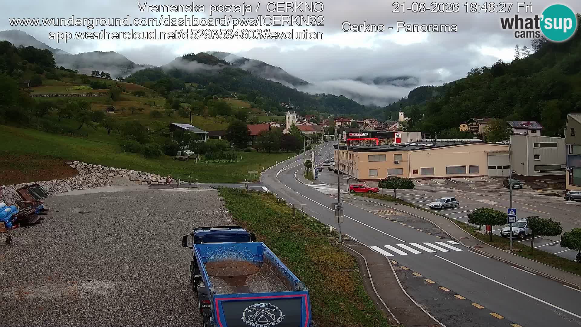 Webcam Ingresso Città di Cerkno