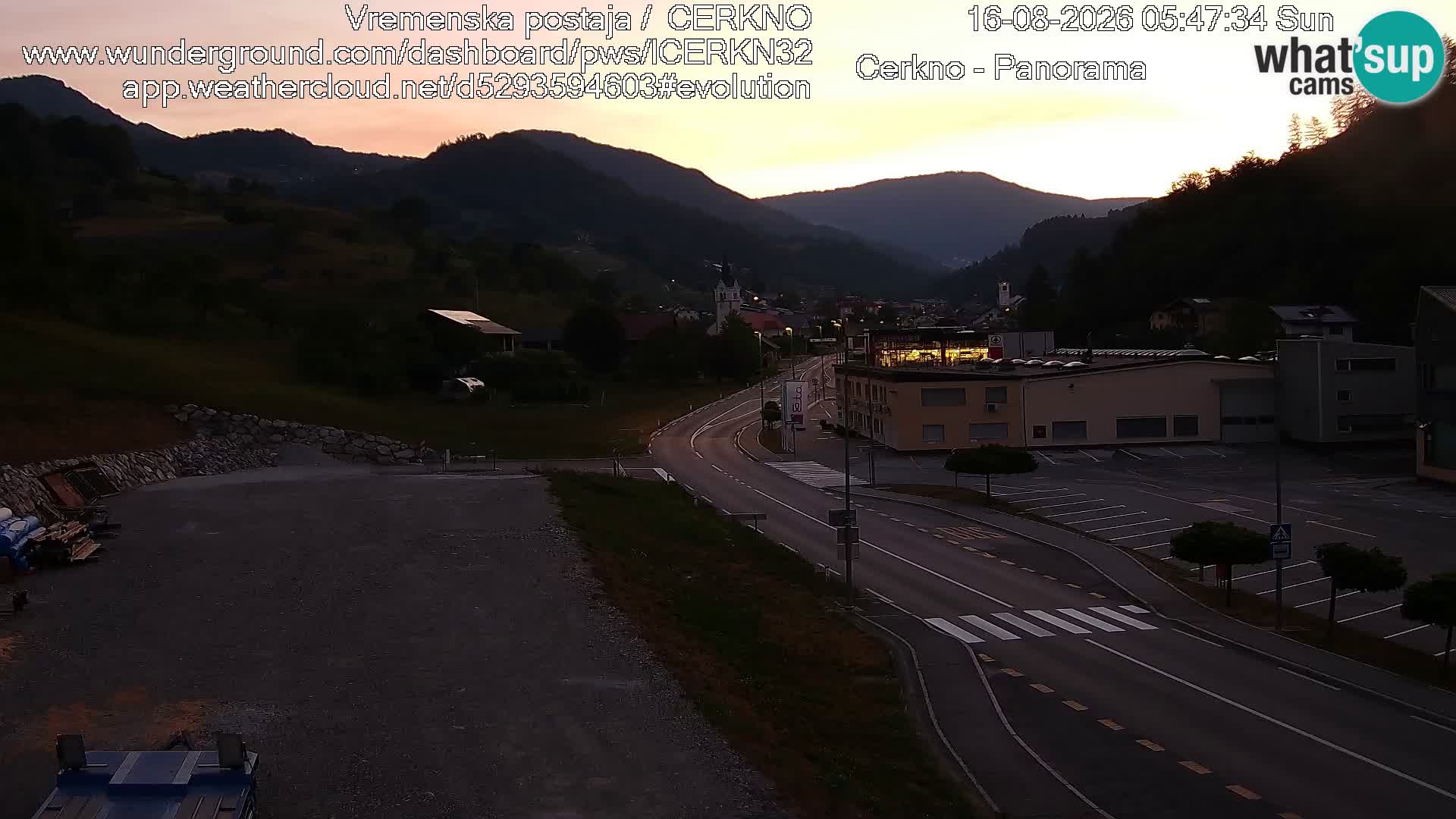 Webcam Ingresso Città di Cerkno