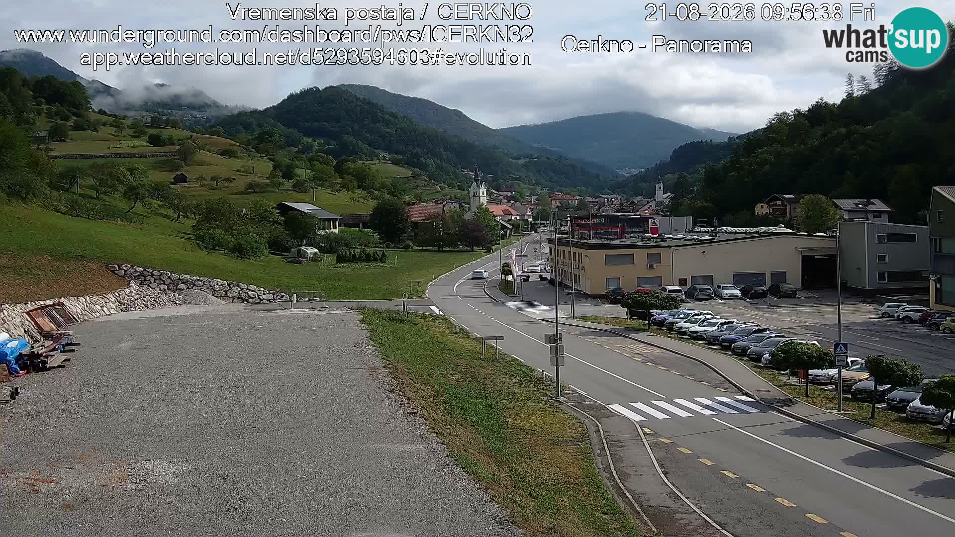 Cerkno Stadteingang Live-Webcam
