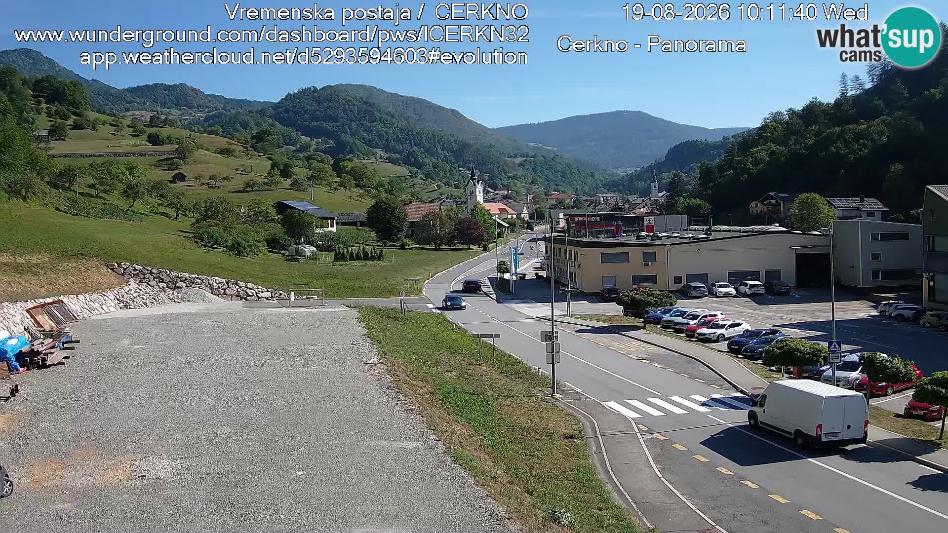 Webcam Ingresso Città di Cerkno