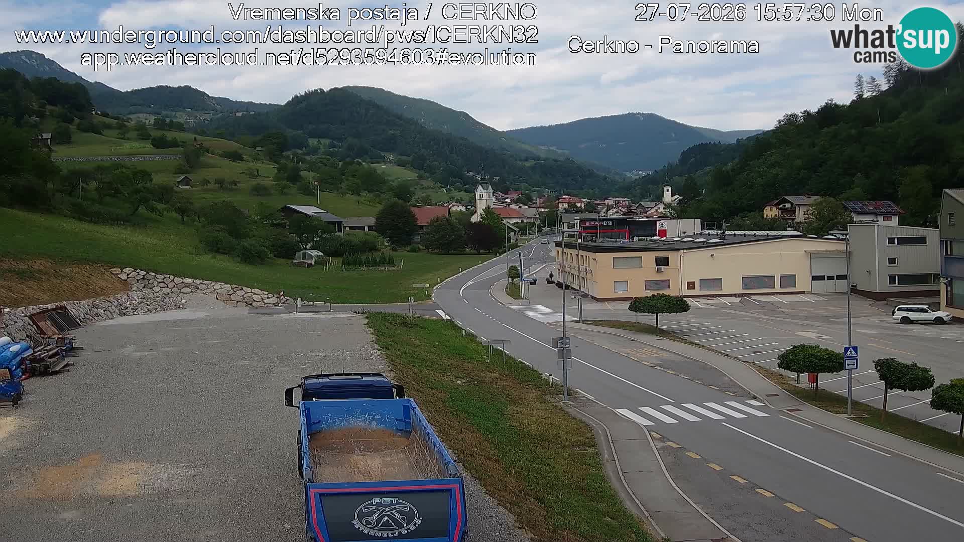 Cerkno Stadteingang Live-Webcam