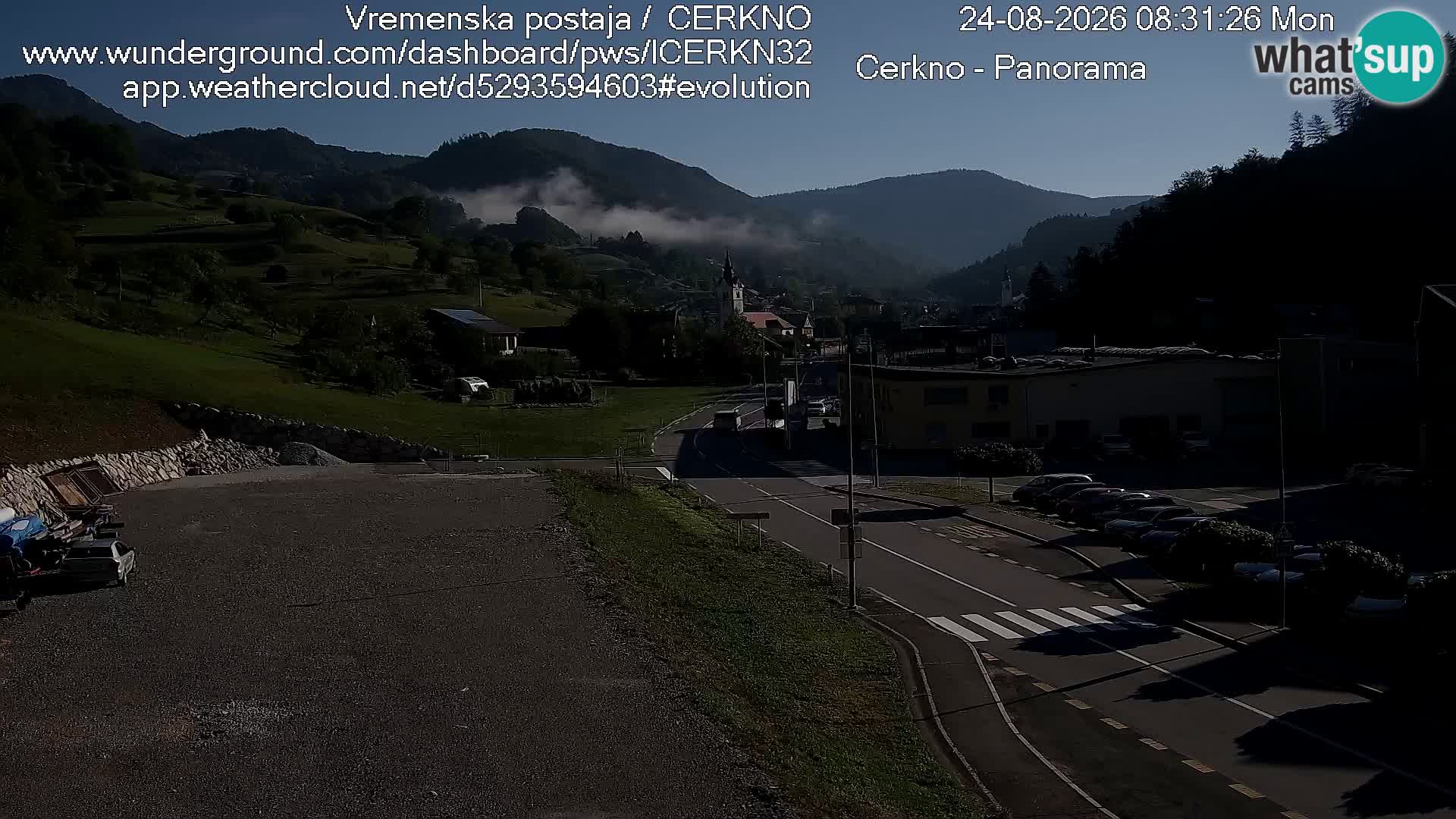Cerkno Stadteingang Live-Webcam