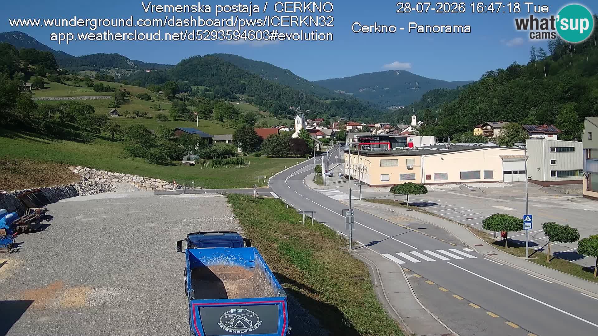 Webcam Ingresso Città di Cerkno