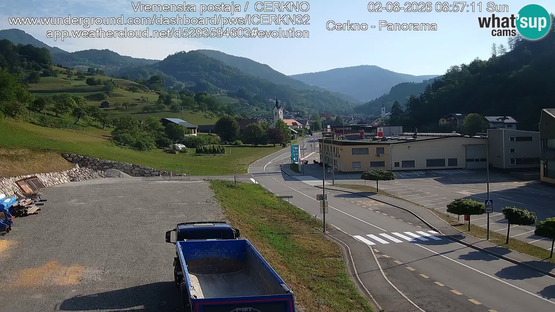Cerkno ulaz u grad – Kamera uživo