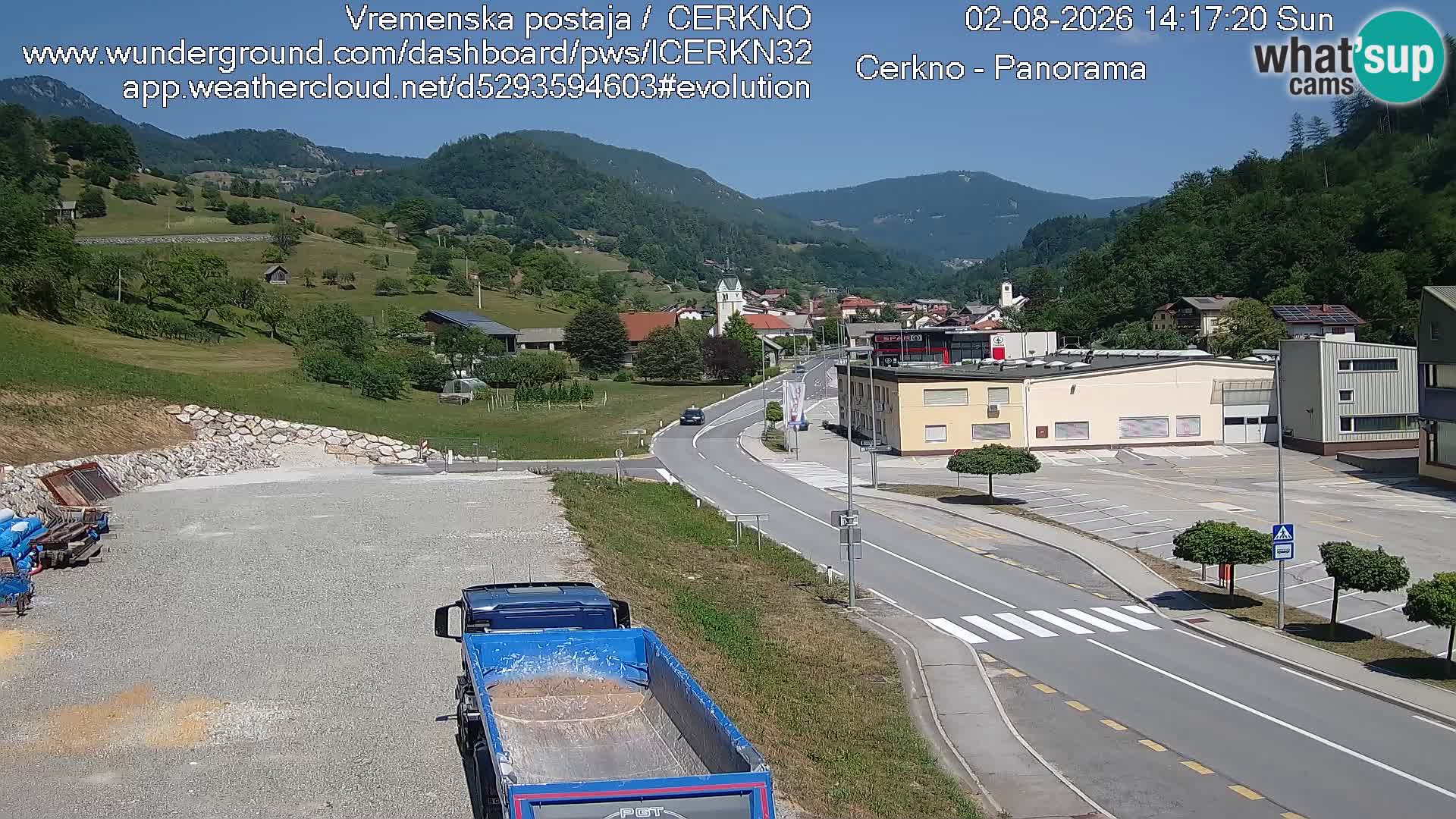 Cerkno Stadteingang Live-Webcam
