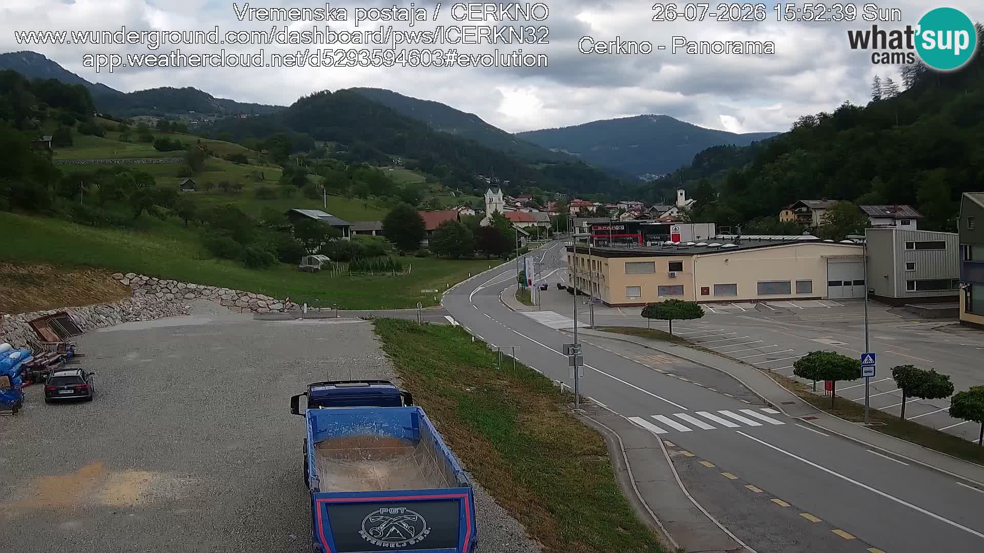 Cerkno Stadteingang Live-Webcam