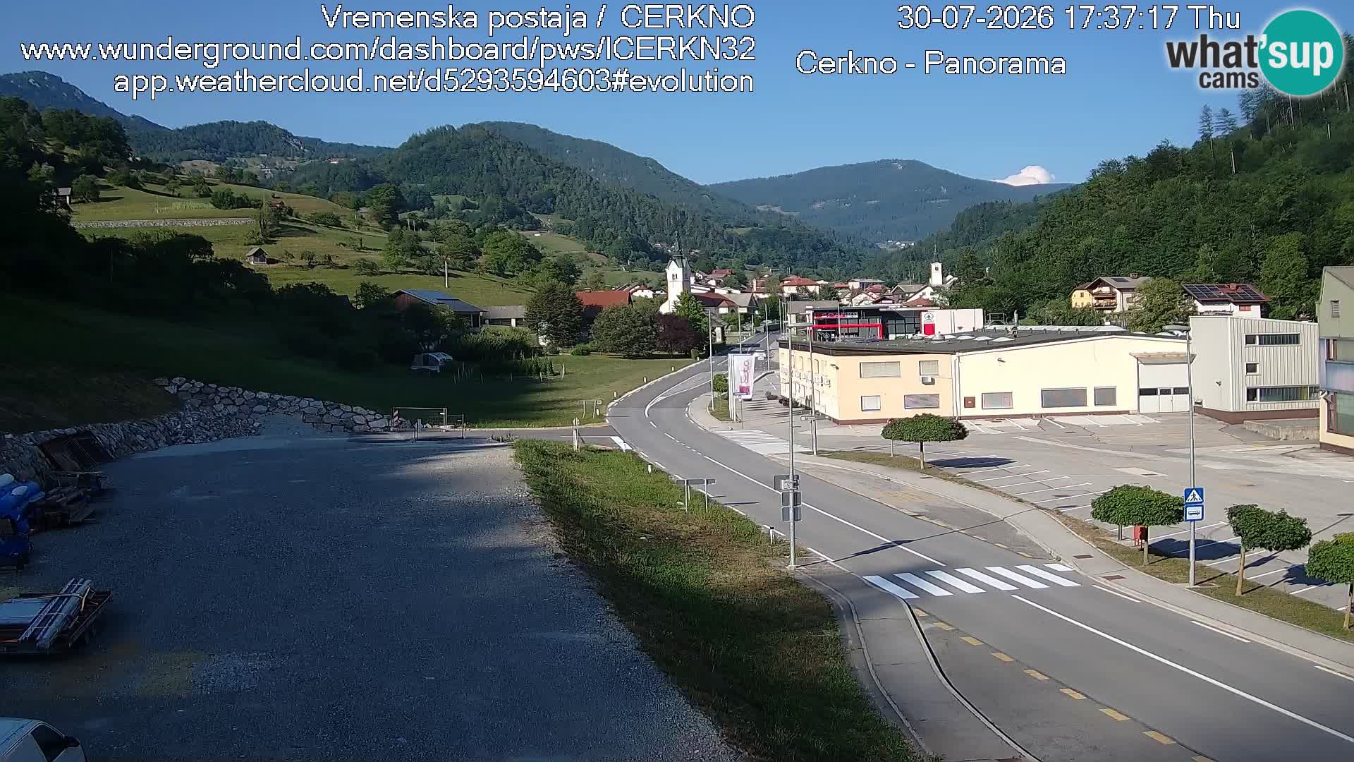 Cerkno Stadteingang Live-Webcam