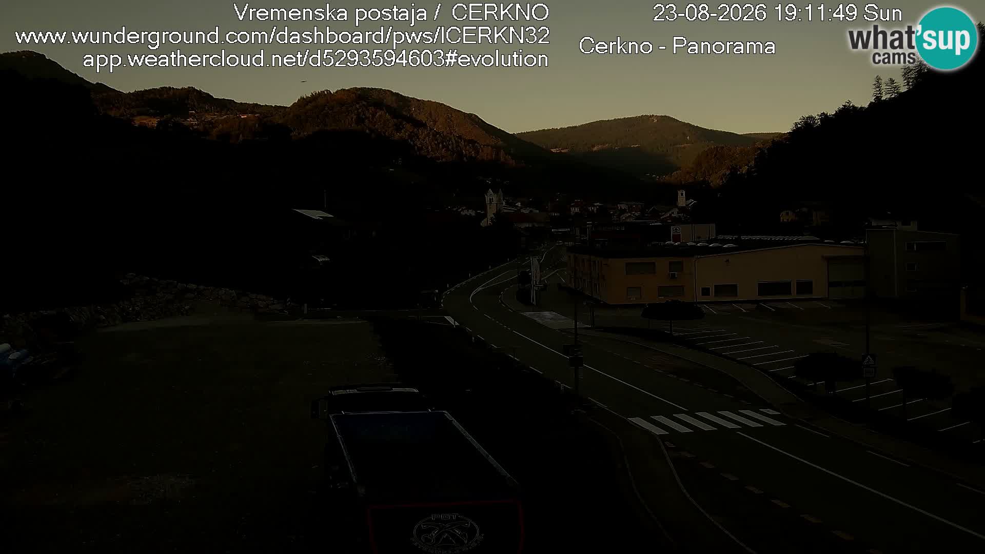 Cerkno Stadteingang Live-Webcam