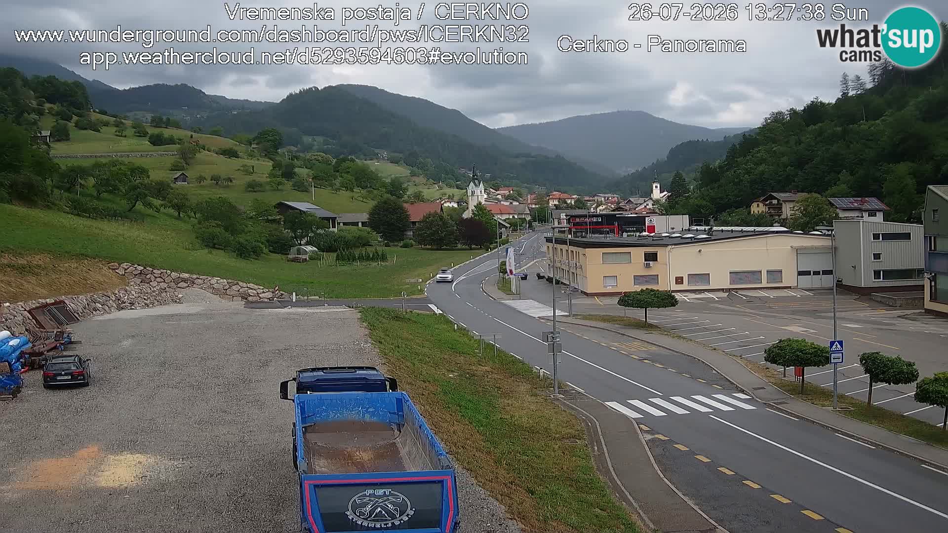 Webcam Ingresso Città di Cerkno