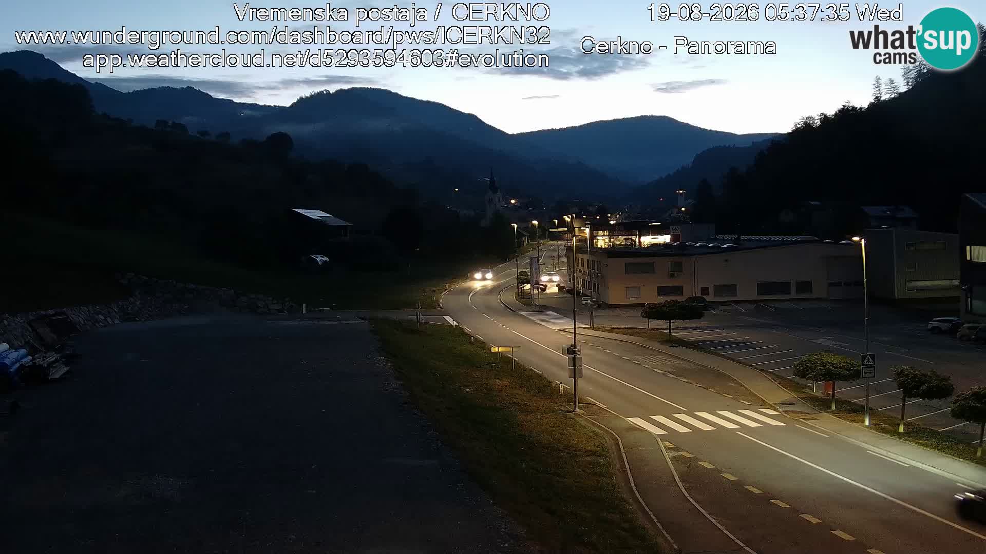 Webcam Ingresso Città di Cerkno
